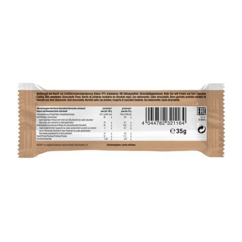 Weider 32% Whey-Wafer Bar fehérje szelet - 35 g sztracsatella 12 db