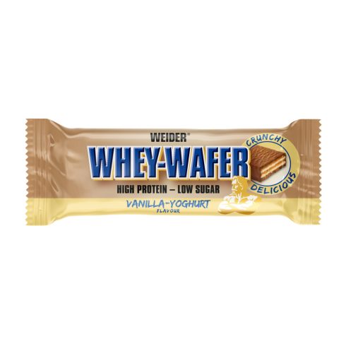 Weider 32% Whey-Wafer Bar fehérje szelet - 35 g vanília-joghurt 12 db