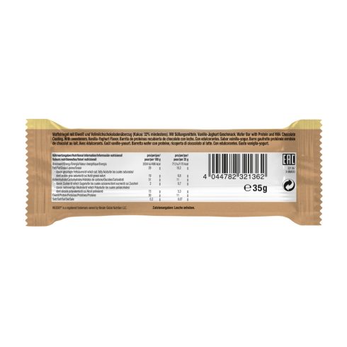 Weider 32% Whey-Wafer Bar fehérje szelet - 35 g vanília-joghurt 12 db